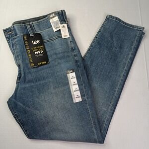 Lee Extreme Motion MVP Slim Taper Jeans Men's Size 40x32‎ Blue Flex Waistband